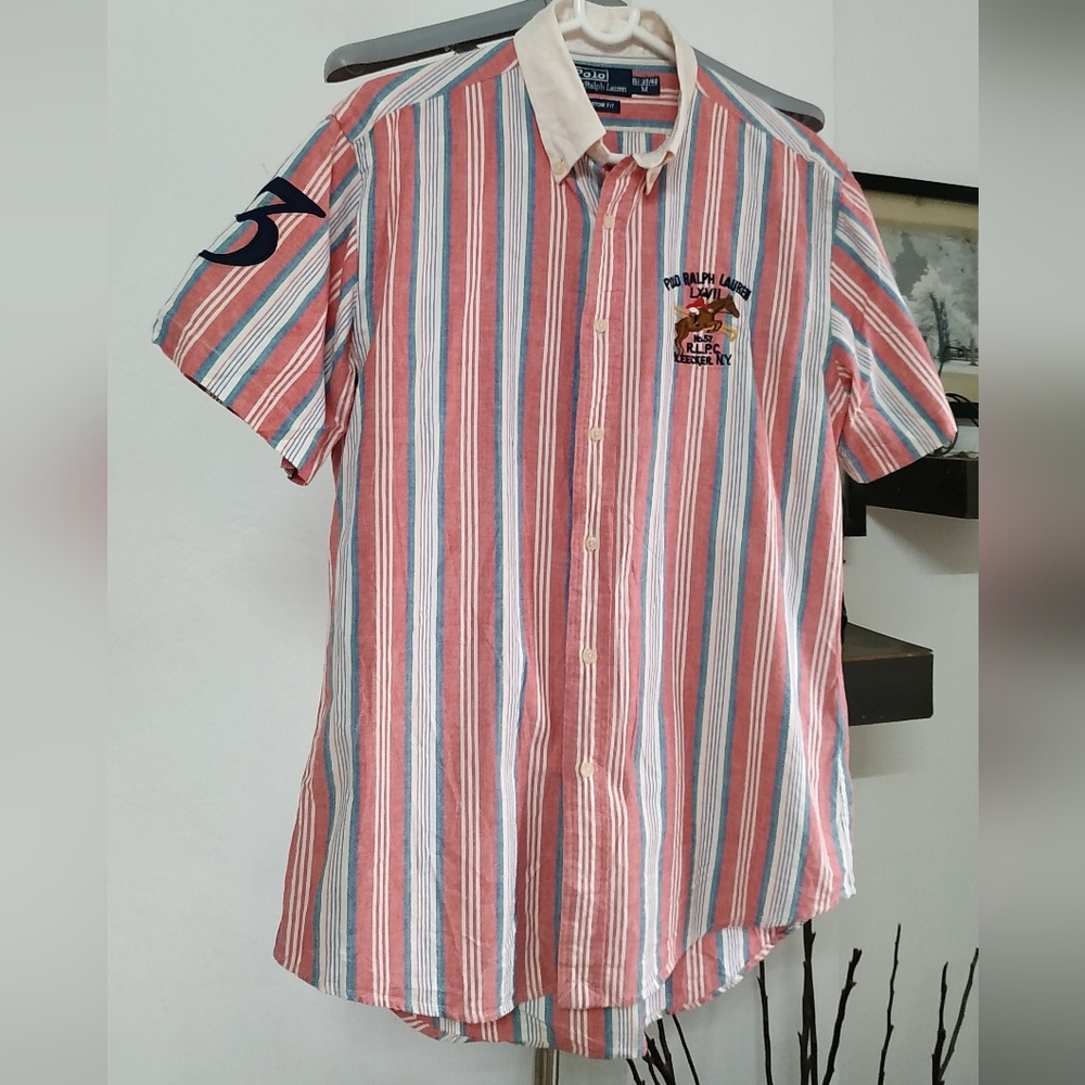 Vintage Polo Ralph Lauren Custom Fit Shirt (M) - Picture 11 of 11